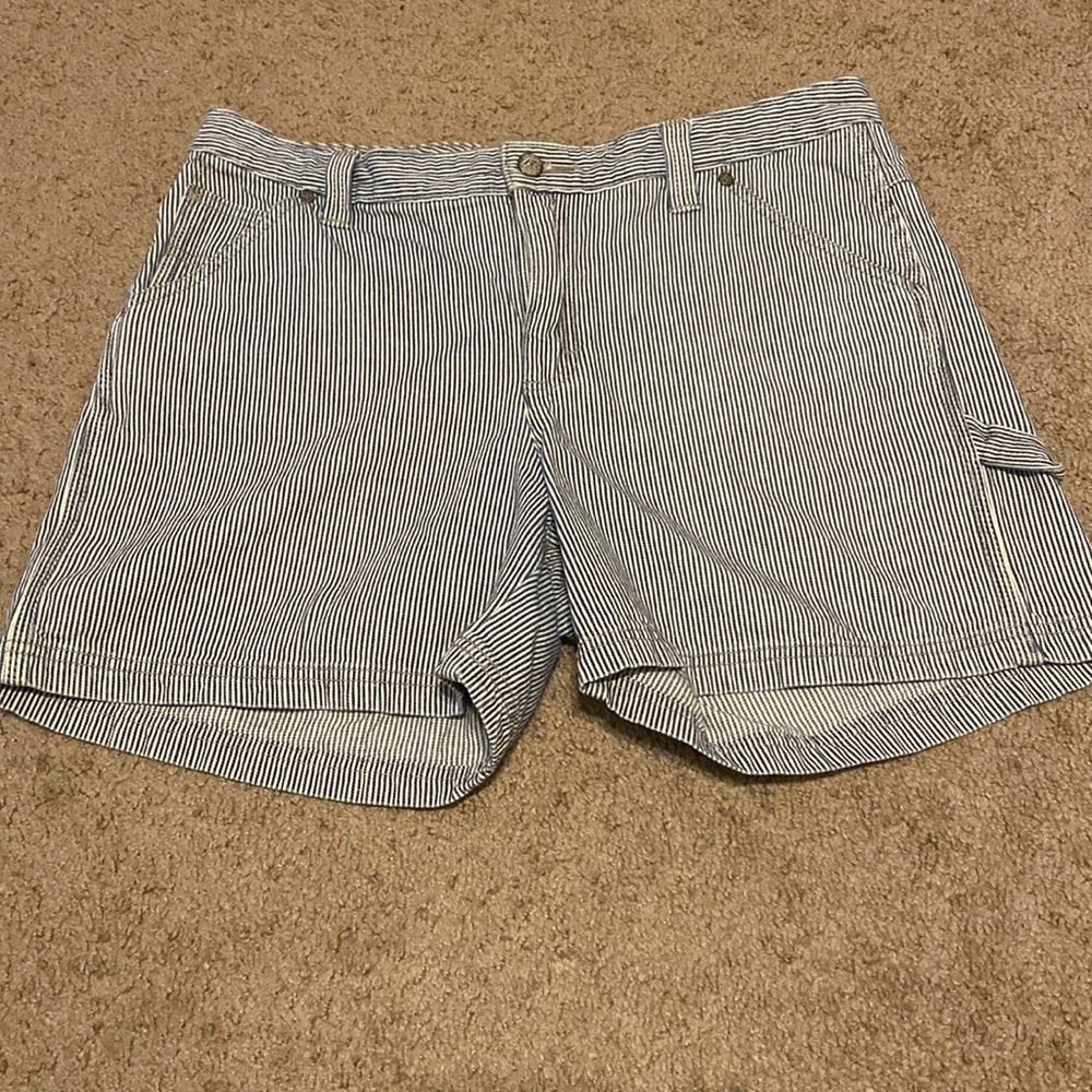 Lee Striped Jean Shorts